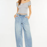 ULTRA HIGH RISE HORSESHOE JEANS - KC2148M - Pages & Parcels