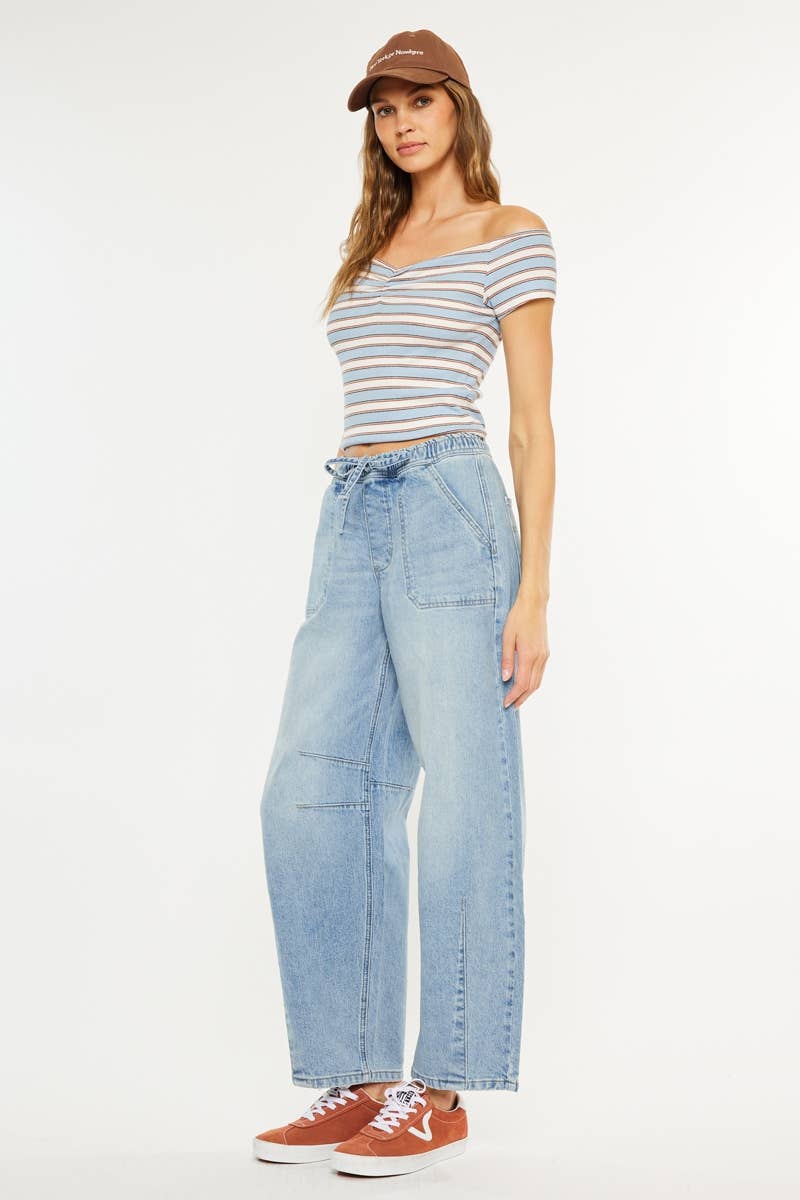 ULTRA HIGH RISE HORSESHOE JEANS - KC2148M - Pages & Parcels