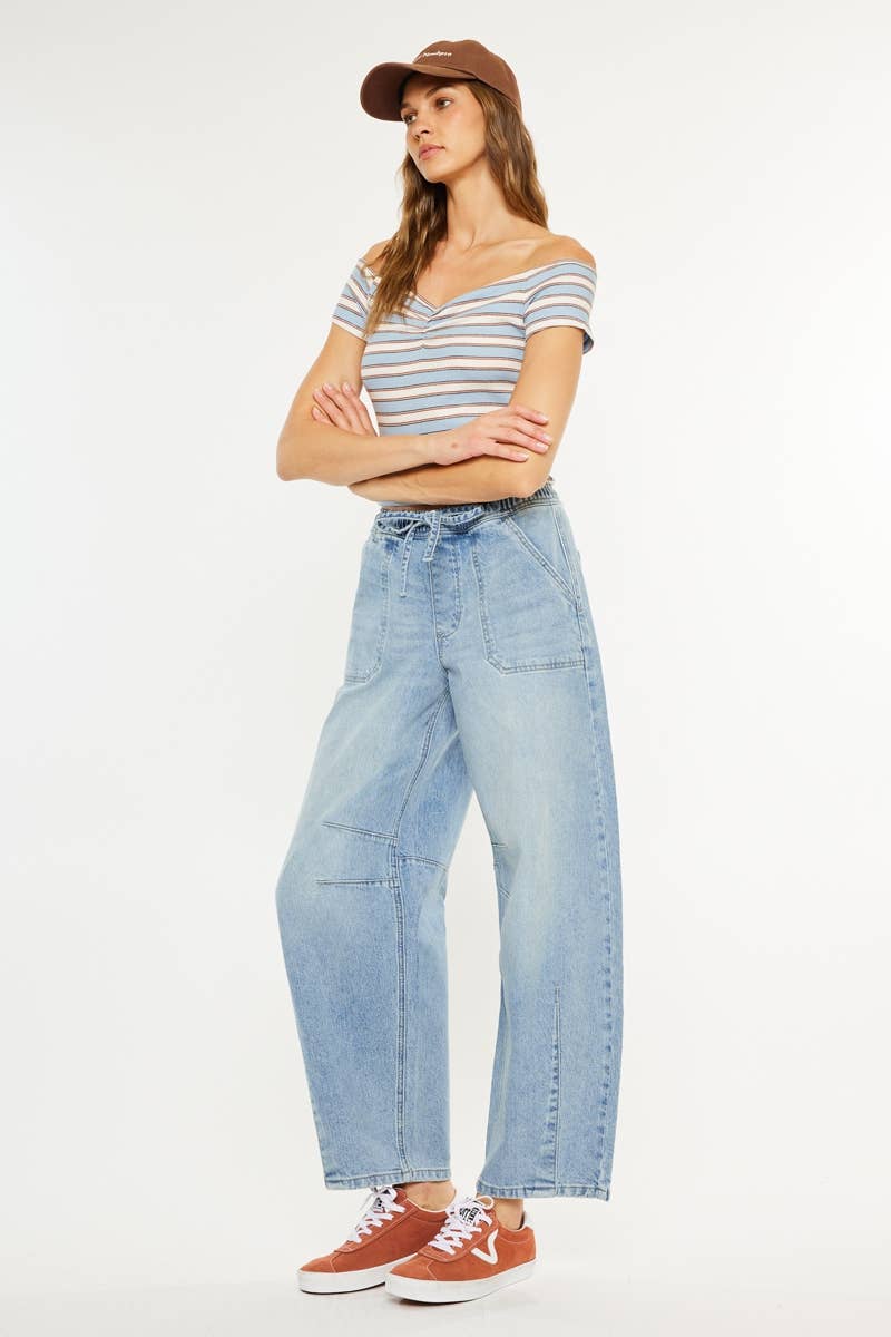 ULTRA HIGH RISE HORSESHOE JEANS - KC2148M - Pages & Parcels