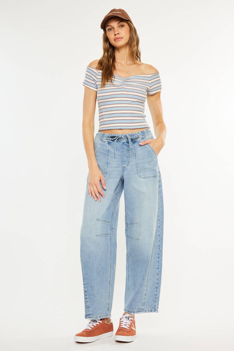 ULTRA HIGH RISE HORSESHOE JEANS - KC2148M - Pages & Parcels