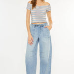ULTRA HIGH RISE HORSESHOE JEANS - KC2148M - Pages & Parcels