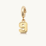Varsity Number Charm I Little Words Project - Pages & Parcels