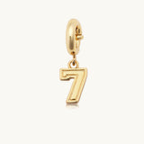 Varsity Number Charm I Little Words Project - Pages & Parcels