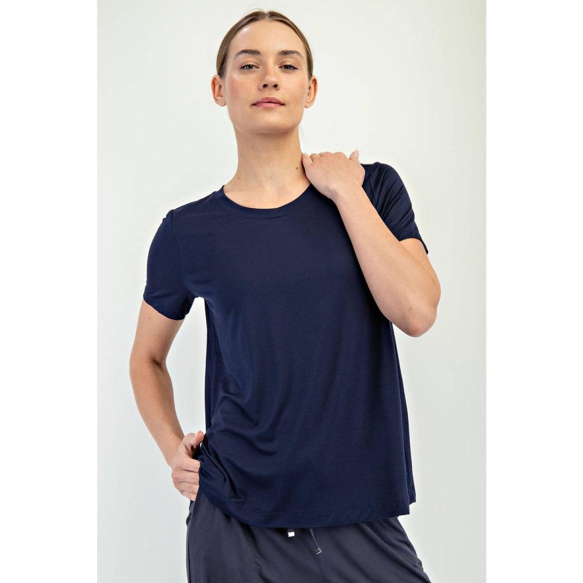 VISCOSE MODAL SHORT SLEEVE TOP | Rae Mode - Pages & Parcels