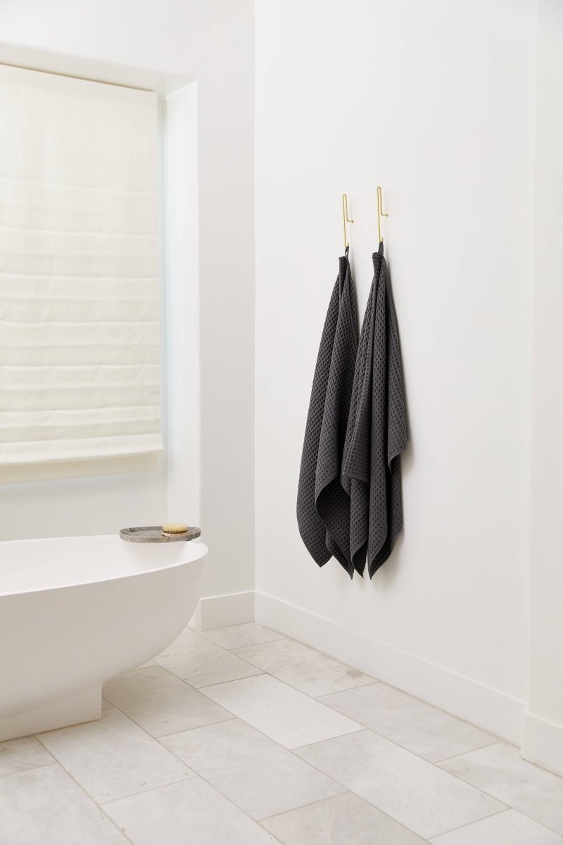 Waffle Bath Towel | Geometry - Pages & Parcels