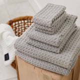 Waffle Bath Towel | Geometry - Pages & Parcels