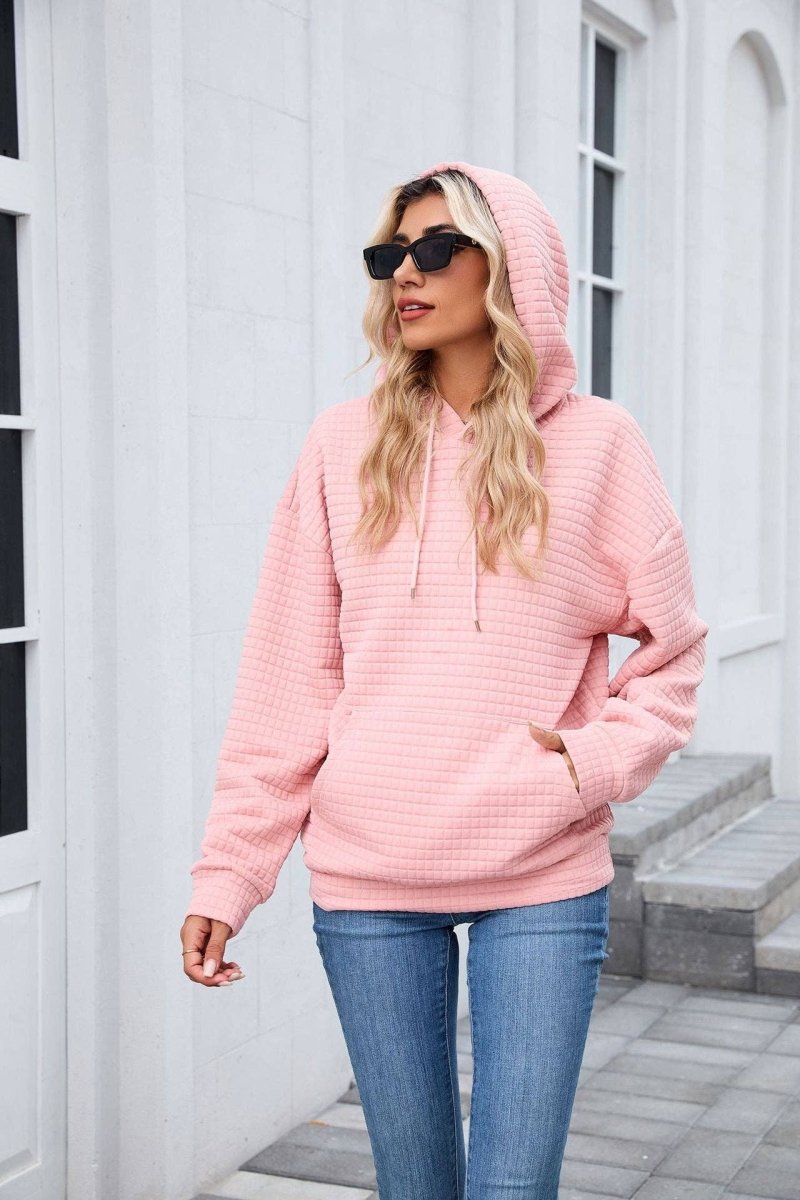 Waffle Knit Everyday Hoodie - Pages & Parcels
