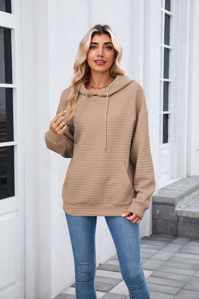 Waffle Knit Everyday Hoodie - Pages & Parcels