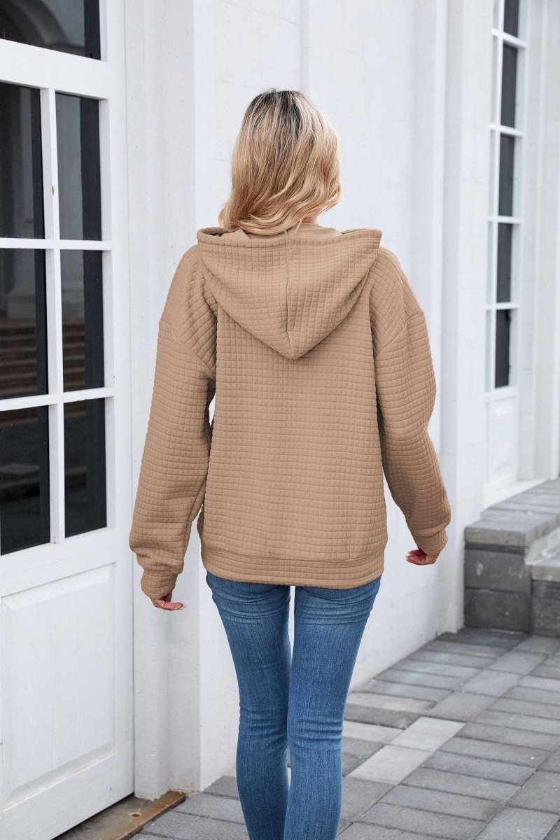 Waffle Knit Everyday Hoodie - Pages & Parcels
