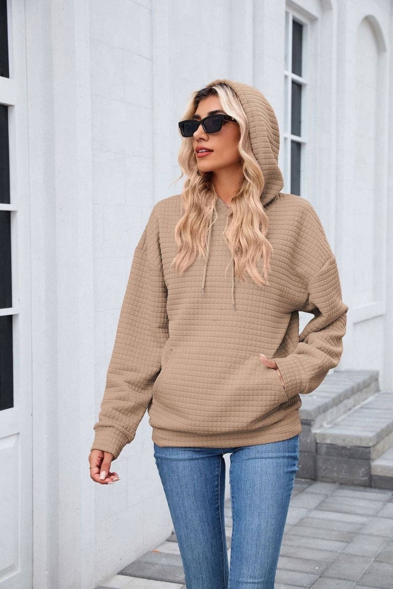 Waffle Knit Everyday Hoodie - Pages & Parcels