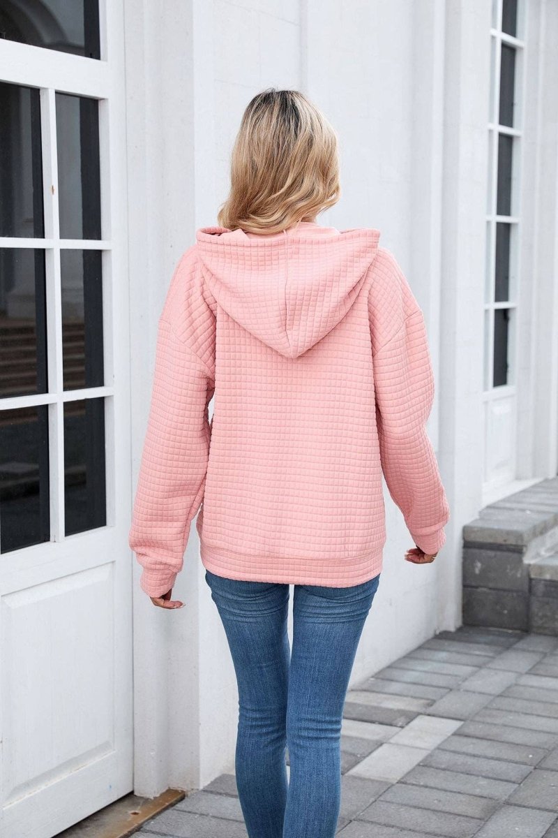 Waffle Knit Everyday Hoodie - Pages & Parcels