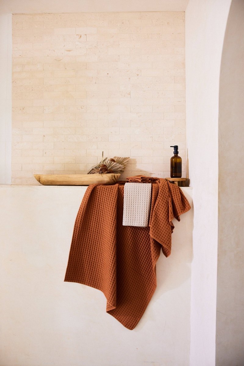 Waffle Washcloth Set | Geometry - Pages & Parcels