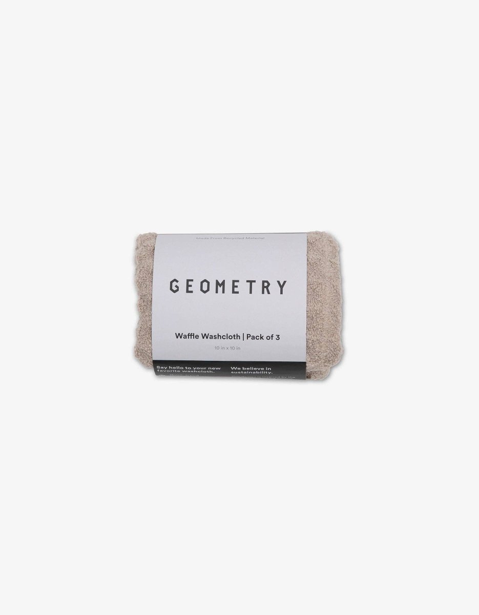 Waffle Washcloth Set | Geometry - Pages & Parcels