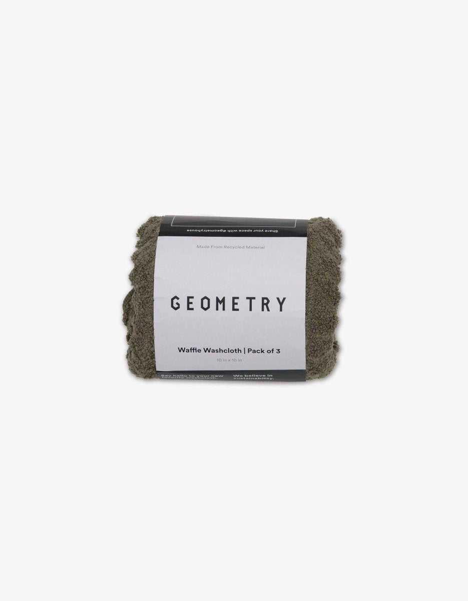 Waffle Washcloth Set | Geometry - Pages & Parcels