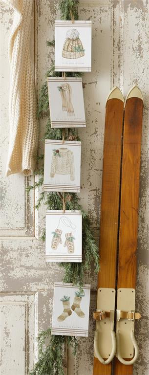 Warm And Cozy Beadboard Ornament - Pages & Parcels