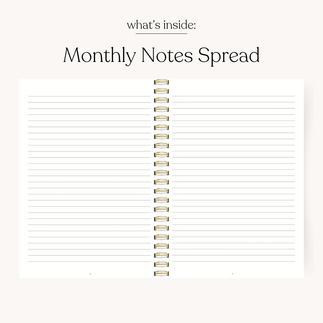 Waterfall 2026 Yearly Planner - Pages & Parcels