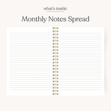 Waterfall 2026 Yearly Planner - Pages & Parcels