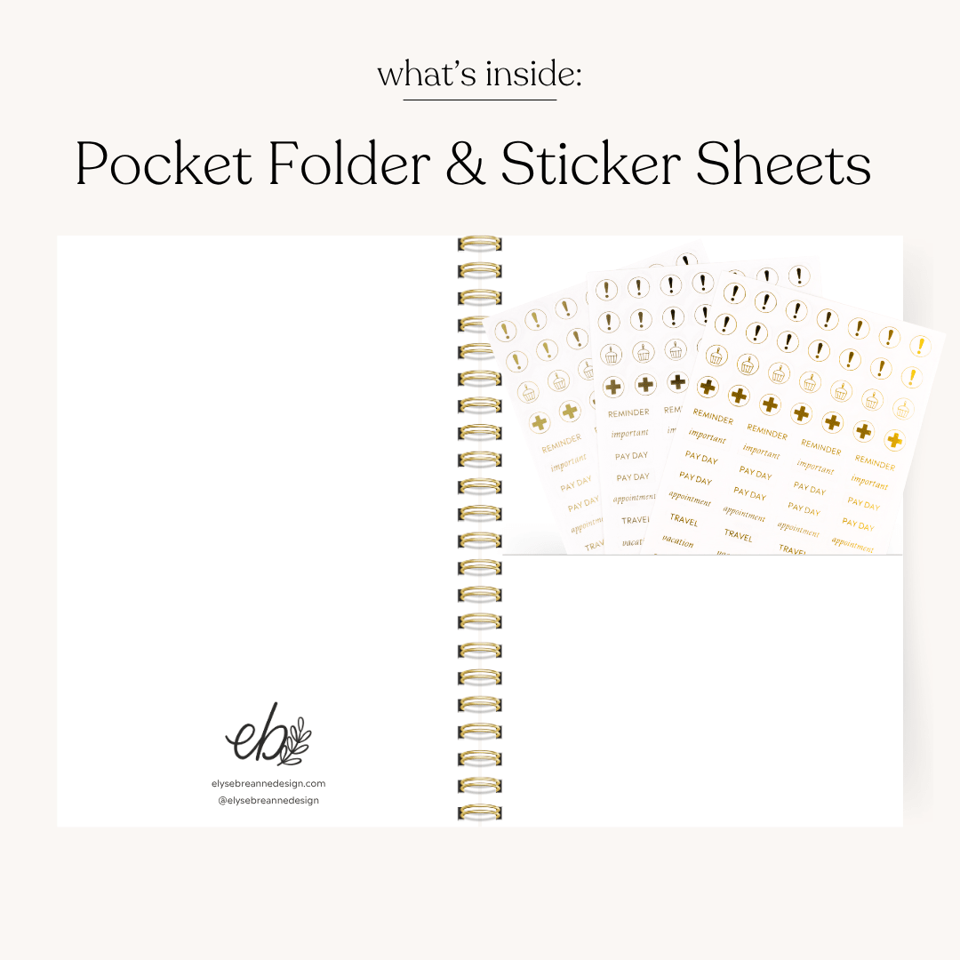 Waterfall 2026 Yearly Planner - Pages & Parcels