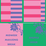 Weekday Stripes Mahjong Shufflers Set of 2 - Pages & Parcels