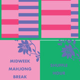 Weekday Stripes Mahjong Shufflers Set of 2 - Pages & Parcels