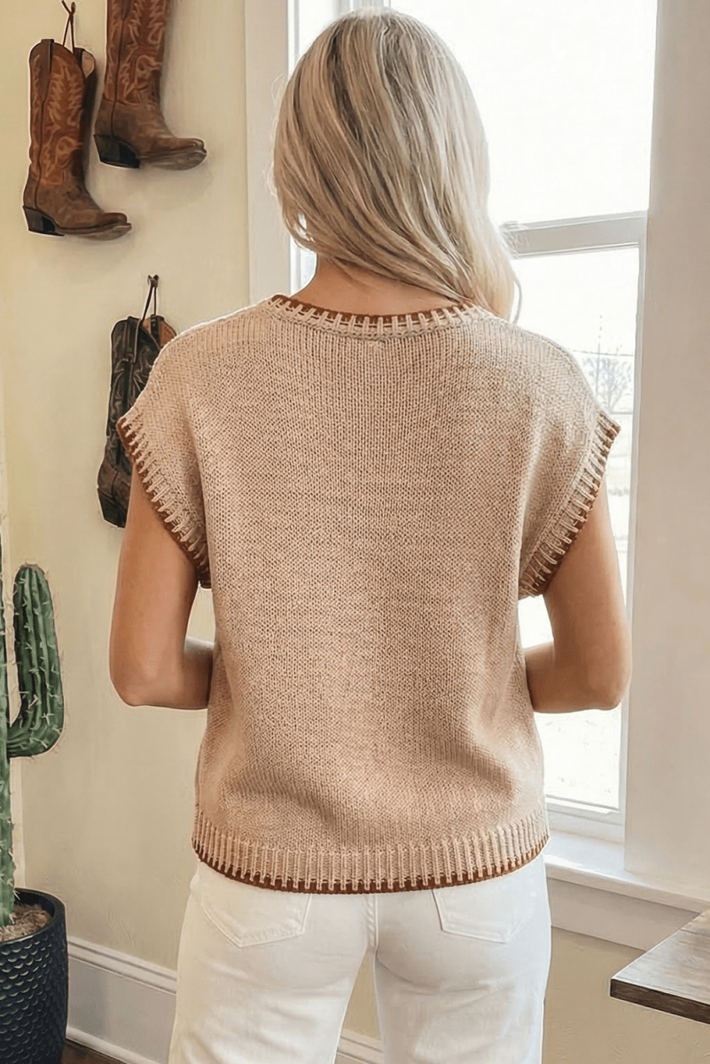 Western HOWDY Embroidered Knit Graphic Top - Pages & Parcels