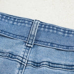 Western Washed Bow Knot Sash Wide Leg Jeans - Pages & Parcels