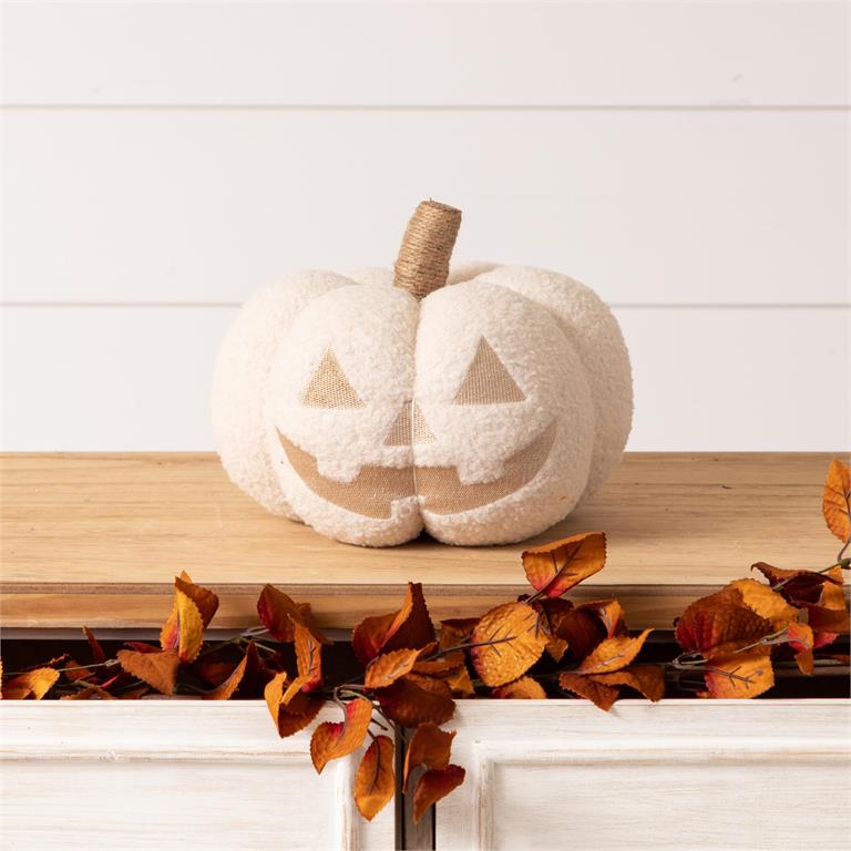 White Plush Jack O' Lantern - Pages & Parcels