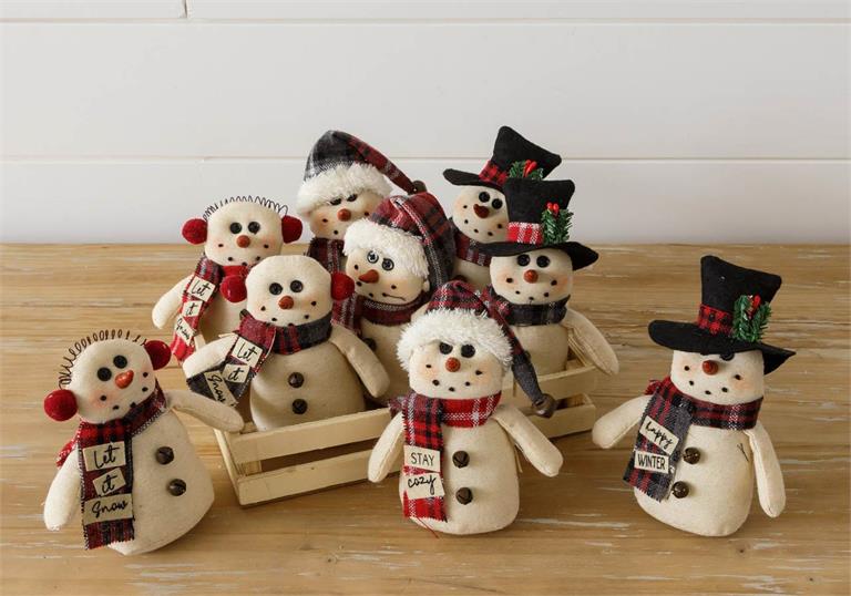 White Snowmen - Pages & Parcels