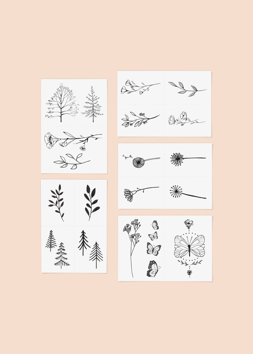 Wild Thing Temporary Tattoo Pack - Pages & Parcels