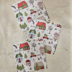 Winter Village Dishcloth Set - Holiday 2026 - Pages & Parcels