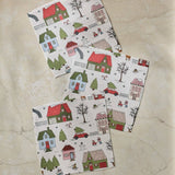 Winter Village Dishcloth Set - Holiday 2026 - Pages & Parcels