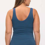 Womens Reversible Seamless Tank W Built In Bra - Plus - Pages & Parcels