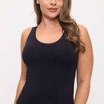 Womens Reversible Seamless Tank W Built In Bra - Plus - Pages & Parcels