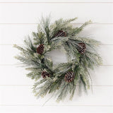 Wreath - Frosted Mixed - Pages & Parcels
