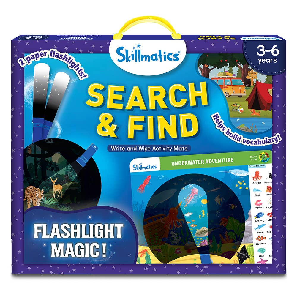 Write & Wipe - Search and Find Flashlight Magic - Pages & Parcels