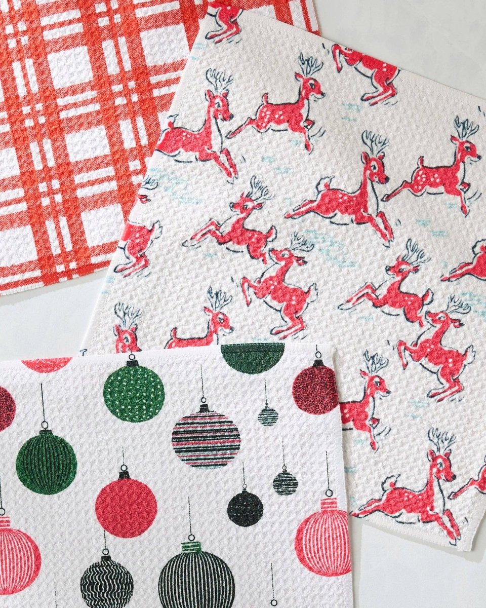 Xmas Day Dishcloth Set - Pages & Parcels