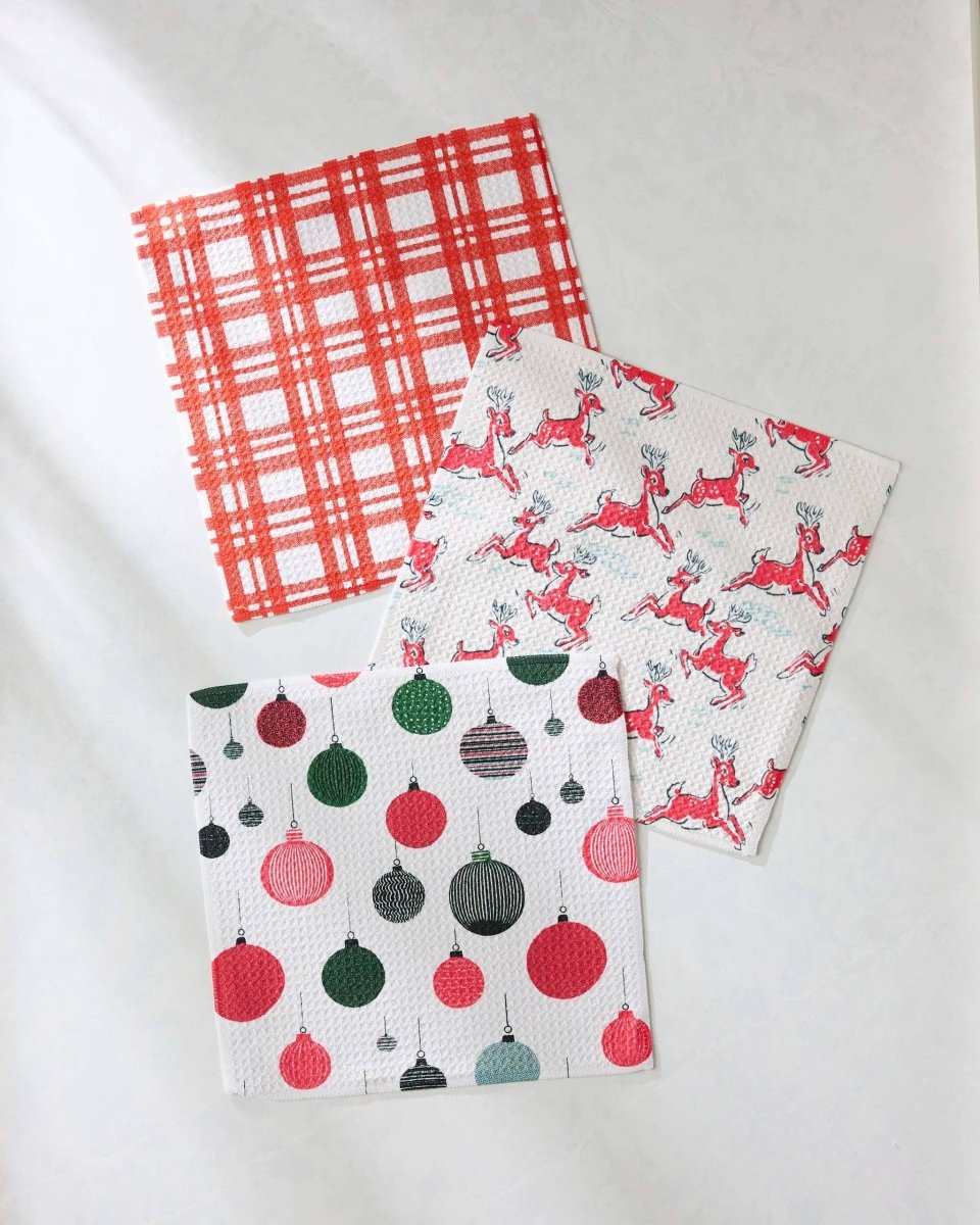 Xmas Day Dishcloth Set - Pages & Parcels
