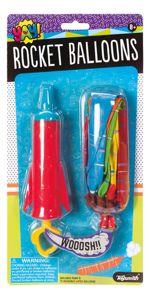 Yay! Rocket Balloons - Pages & Parcels