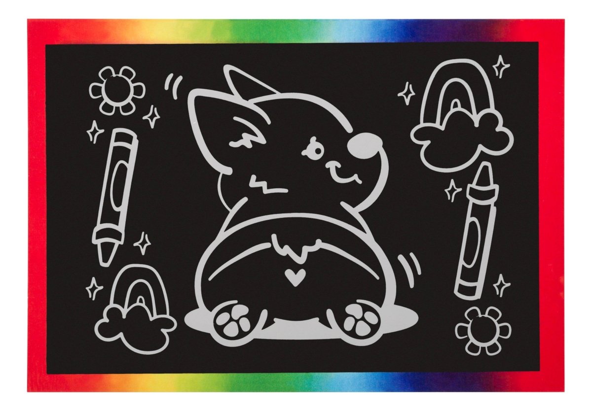 Yay! Scratch Art, Reveal The Four Different Designs - Pages & Parcels