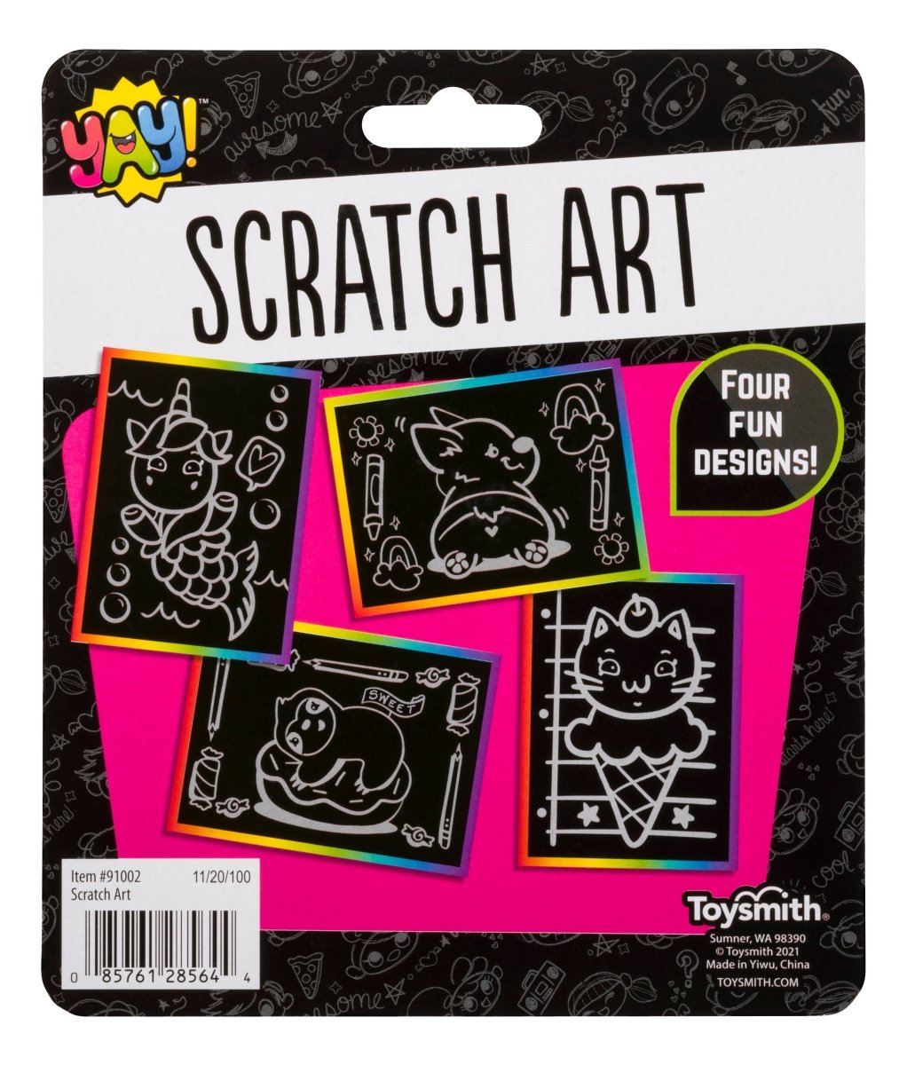 Yay! Scratch Art, Reveal The Four Different Designs - Pages & Parcels