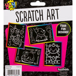 Yay! Scratch Art, Reveal The Four Different Designs - Pages & Parcels