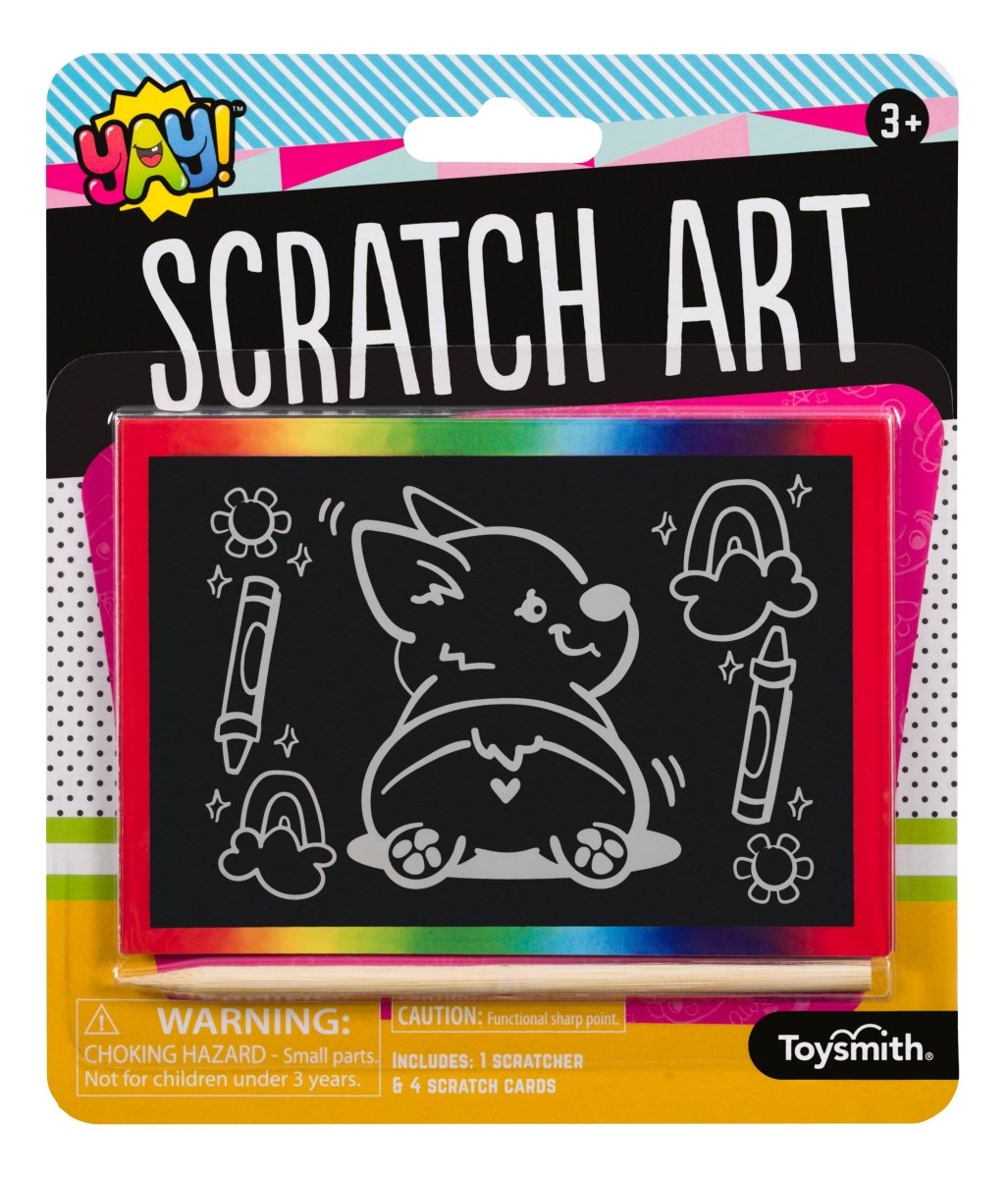 Yay! Scratch Art, Reveal The Four Different Designs - Pages & Parcels