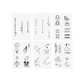 Zodiac Collection: Air Signs Temporary Tattoo Pack - Pages & Parcels