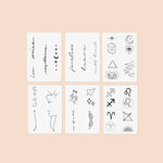 Zodiac Collection: Fire Signs Temporary Tattoo Pack - Pages & Parcels