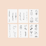 Zodiac Collection: Fire Signs Temporary Tattoo Pack - Pages & Parcels