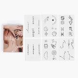 Zodiac Collection: Water Signs Temporary Tattoo Pack - Pages & Parcels