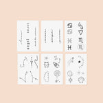 Zodiac Collection: Water Signs Temporary Tattoo Pack - Pages & Parcels