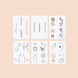 Zodiac Collection: Water Signs Temporary Tattoo Pack - Pages & Parcels